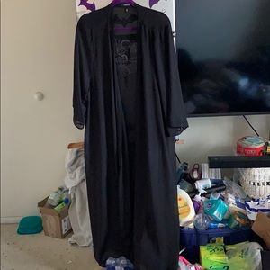 Torrid skull sheer duster